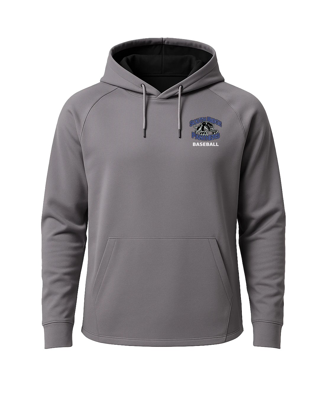 South Ridge Baseball - Gray Hoodie - Left Chest