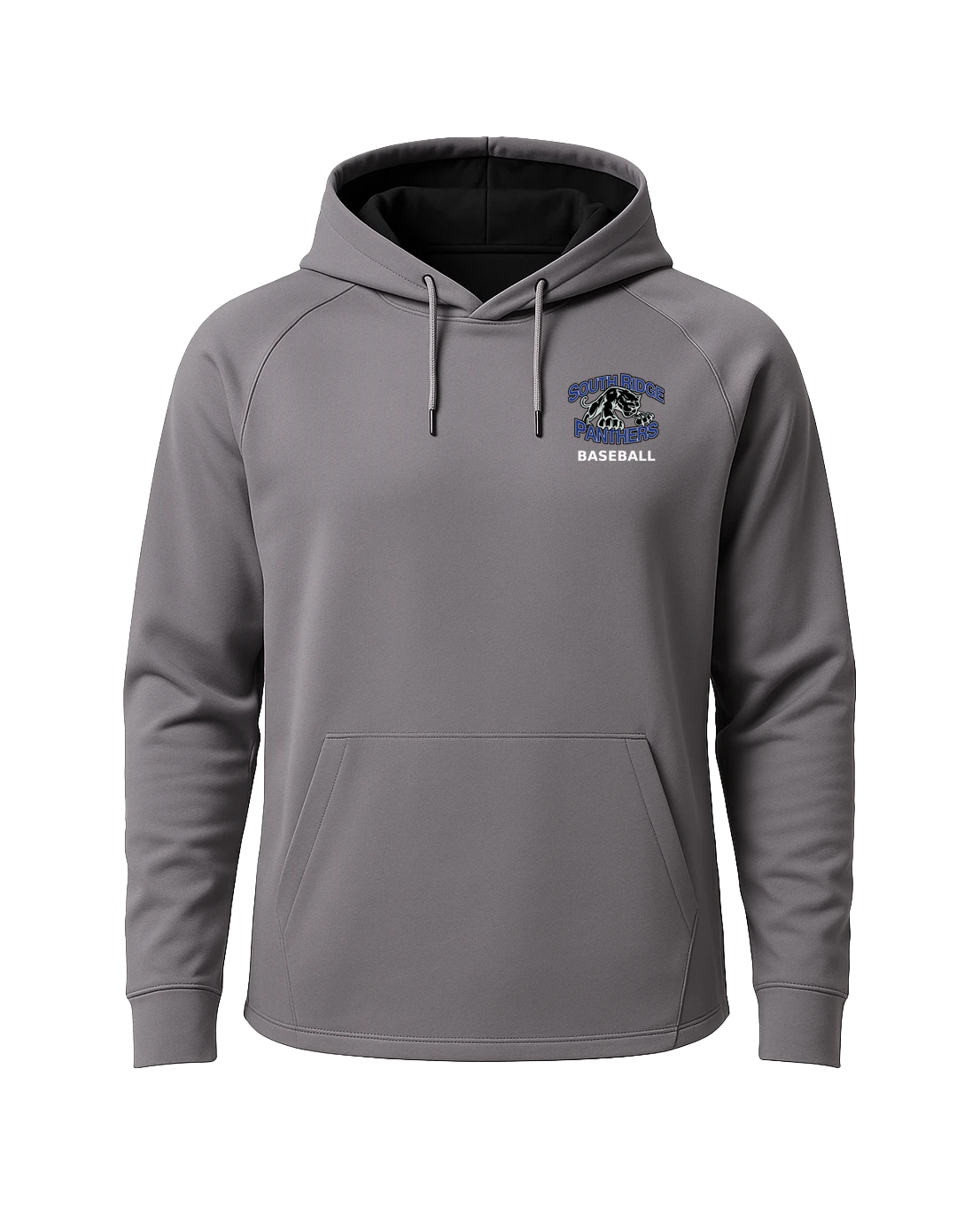 South Ridge Baseball - Gray Hoodie - Left Chest