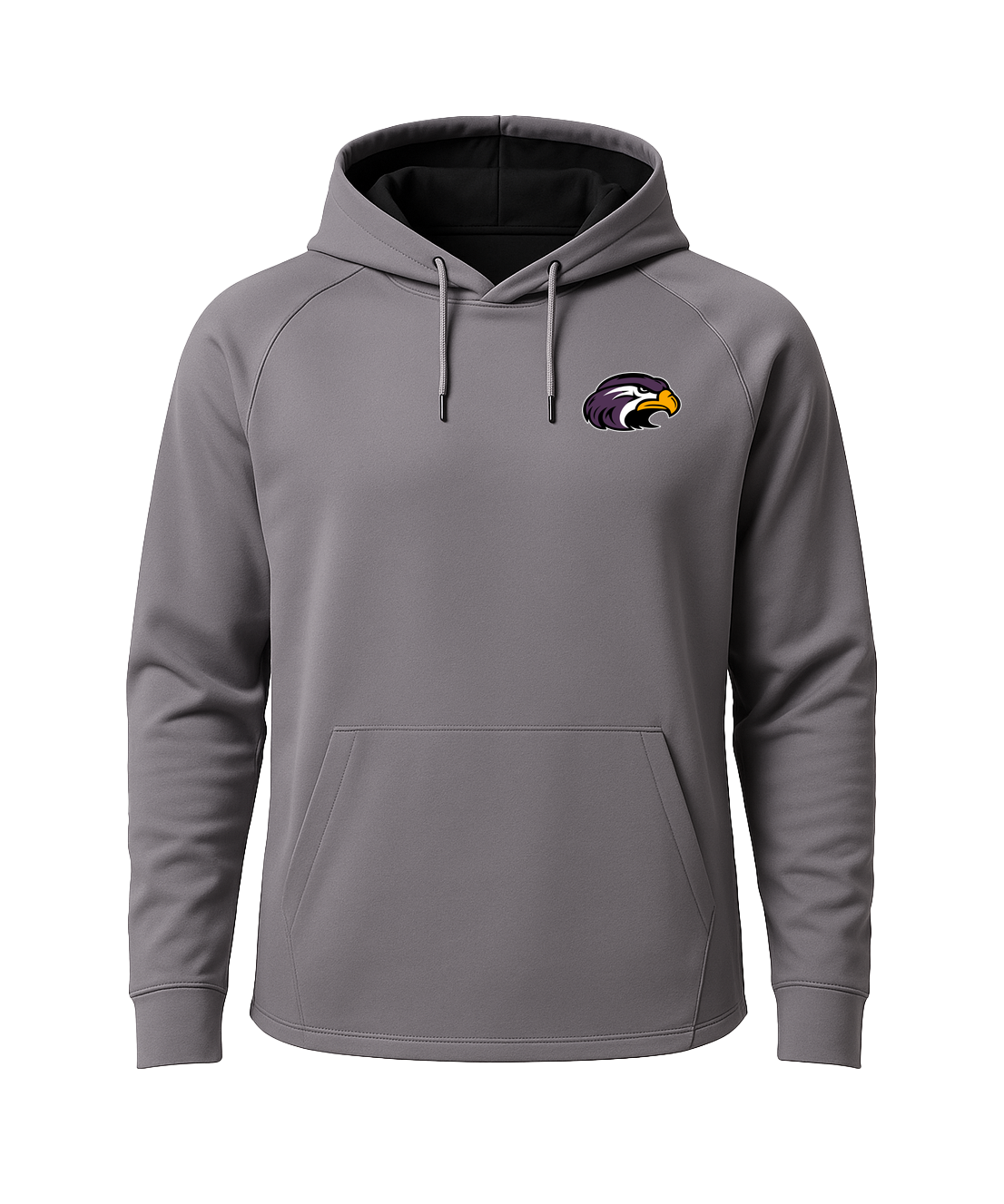 Montevideo Baseball - Gray Hoodie - Left Chest