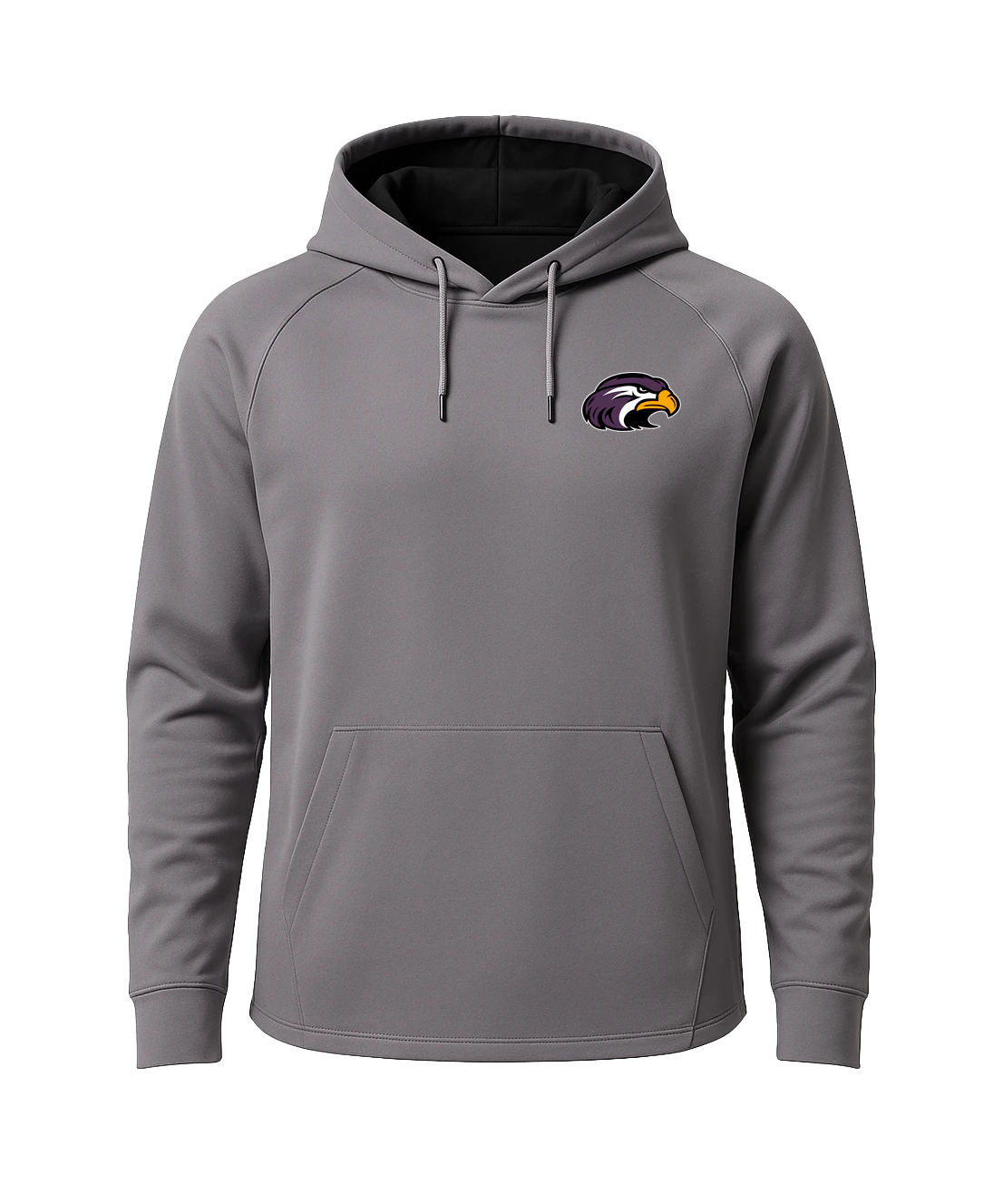 Montevideo Baseball - Gray Hoodie - Left Chest