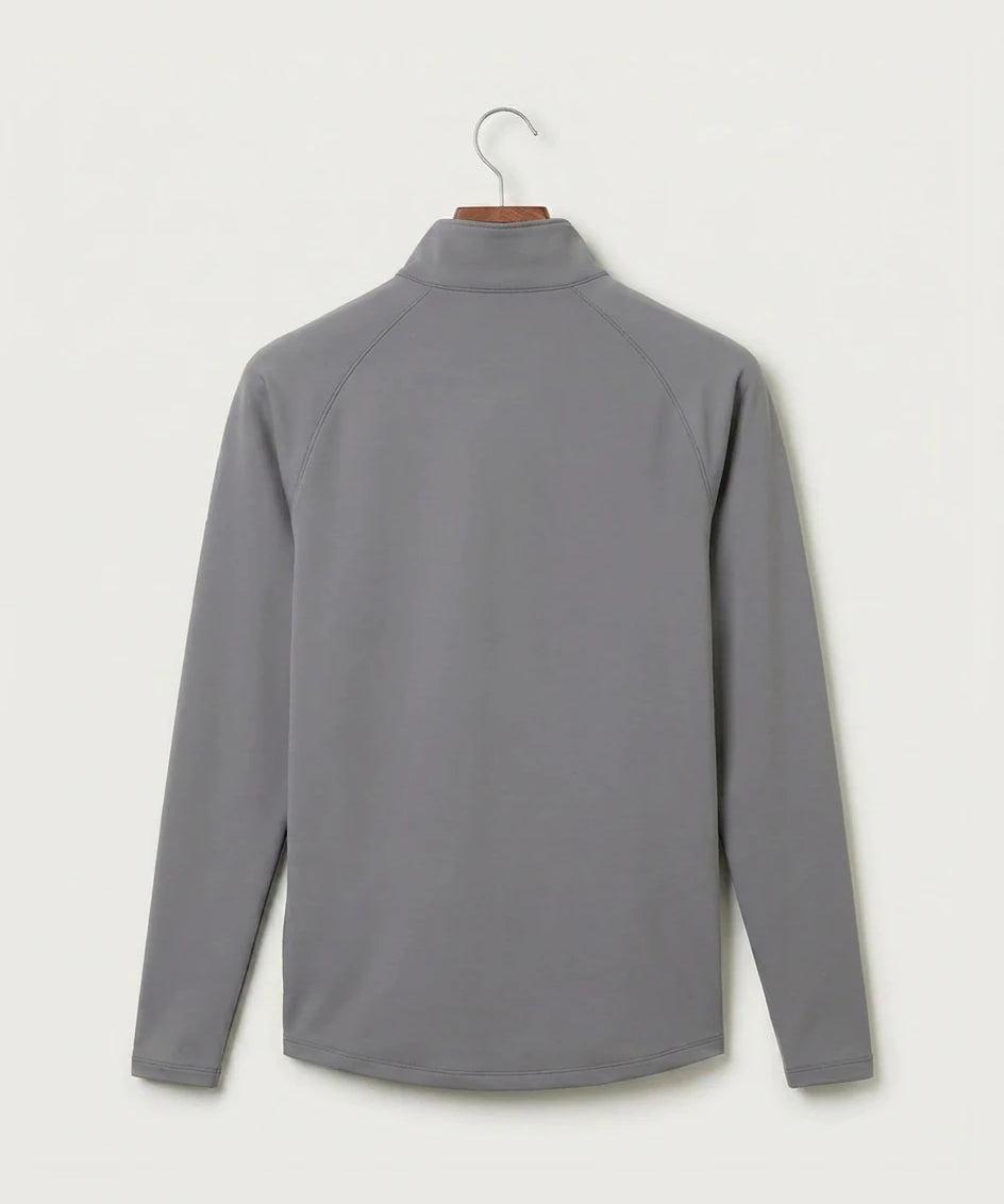 Zumbrota Mazeppa High School Volleyball (Girls) - Gray Quarter Zip - Left Chest (back)