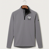 Polo HS Football general - Gray Quarter Zip - Left Chest