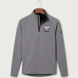 Polo HS Football general - Gray Quarter Zip - Left Chest