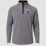Waupaca High School Football - Gray Quarter Zip - Left Chest