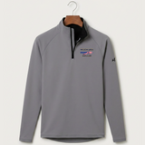 Wilson Area School Soccer Soccer - Gray Quarter Zip - Left Chest