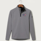 Wilson Area School Soccer Soccer - Gray Quarter Zip - Left Chest