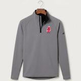Amboy Football general - Gray Quarter Zip - Left Chest