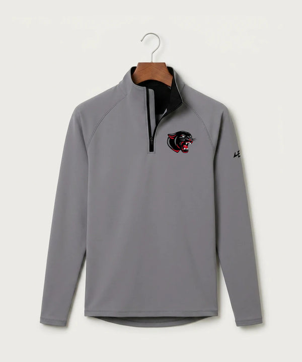 Tracy-Milroy-Balaton High School Volleyball (Girls) - Gray Quarter Zip - Left Chest