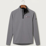 Point Dance Ensemble Dance - Gray Quarter Zip - Left Chest