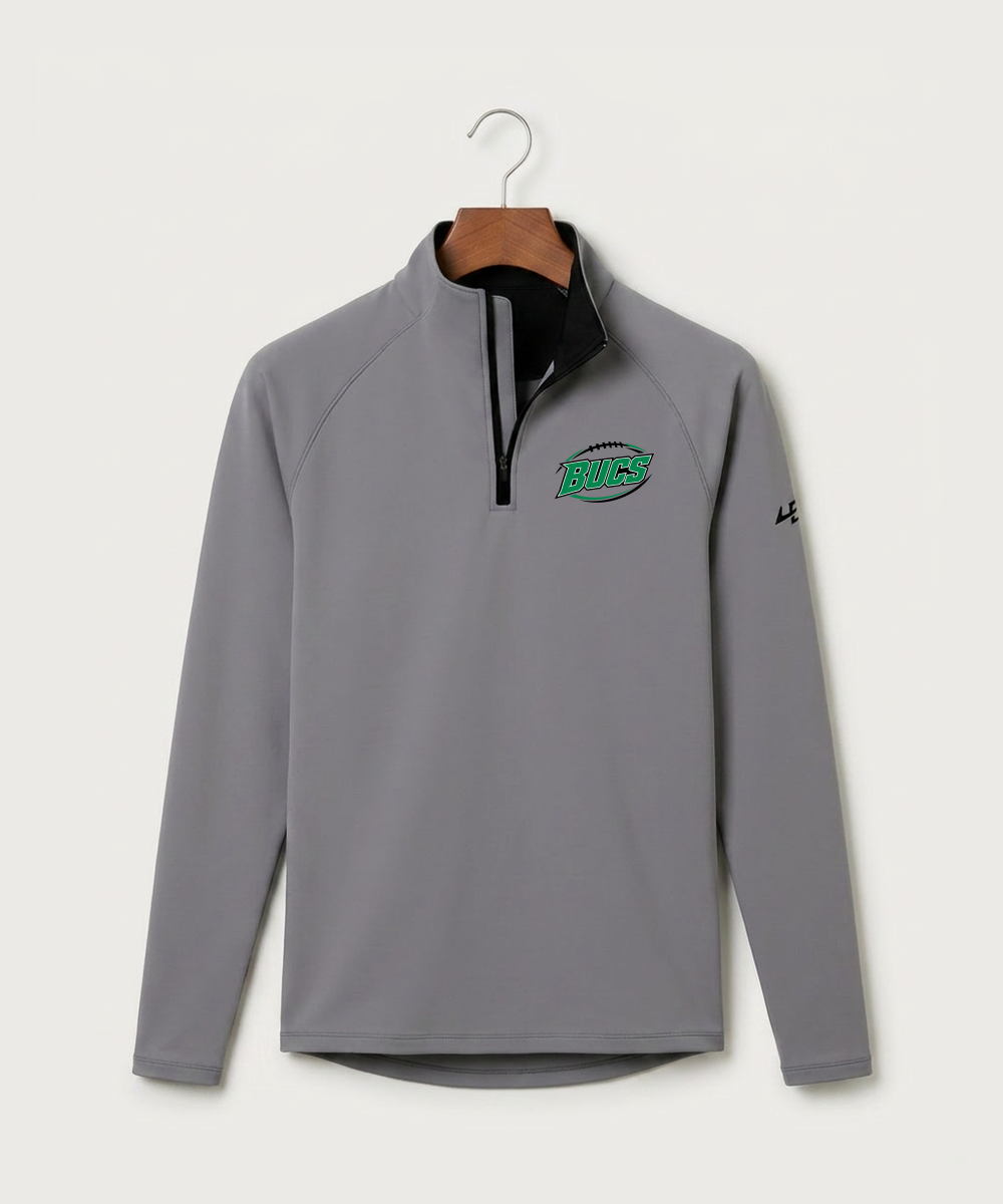 Waterville-Elysian-Morristown High School Football (Boys) - Gray Quarter Zip - Left Chest