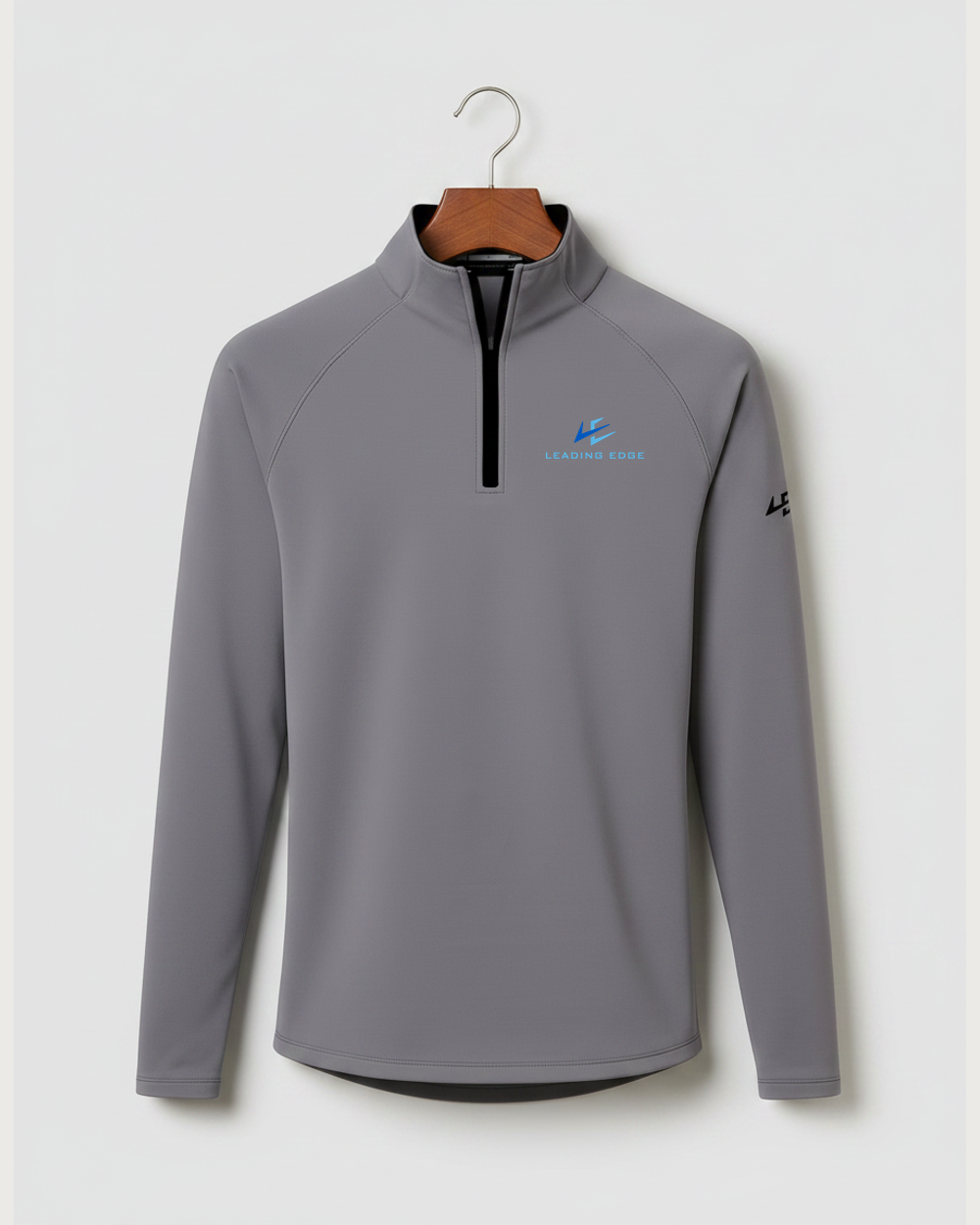 Notre Dame High School Team Store - Gray Quarter Zip - Left Chest