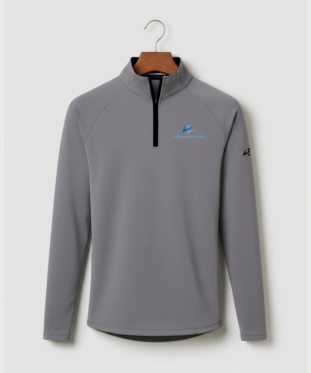 Notre Dame High School Team Store - Gray Quarter Zip - Left Chest