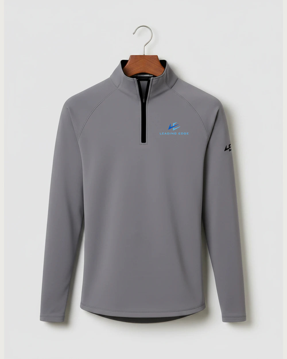 Notre Dame High School Team Store - Gray Quarter Zip - Left Chest
