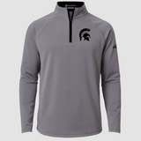 BOLD Football - Gray Quarter Zip - Left Chest