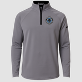 Martin County West Football - Gray Quarter Zip - Left Chest