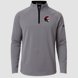 Worthington Football - Gray Quarter Zip - Left Chest