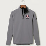 Amboy Football general - Gray Quarter Zip - Left Chest