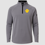 PEM Football - Gray Quarter Zip - Left Chest