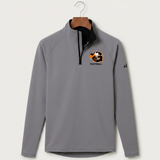 Giltner High School Football - Gray Quarter Zip - Left Chest