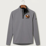 Giltner High School Football - Gray Quarter Zip - Left Chest