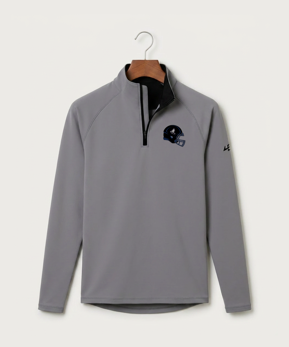 Heron Lake-Okabena High School Football (Boys) - Gray Quarter Zip - Left Chest