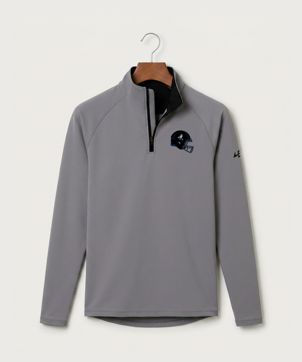 Heron Lake-Okabena High School Football (Boys) - Gray Quarter Zip - Left Chest