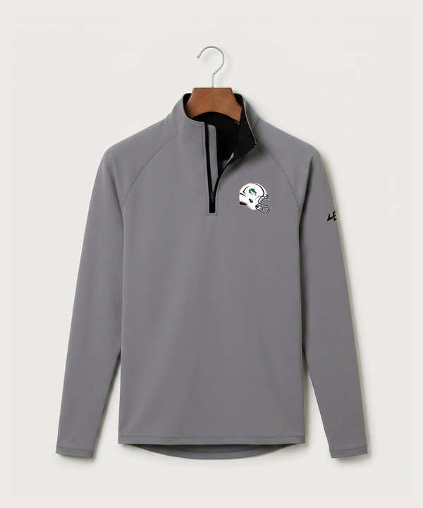 Pine City High School Football (Boys) - Gray Quarter Zip - Left Chest
