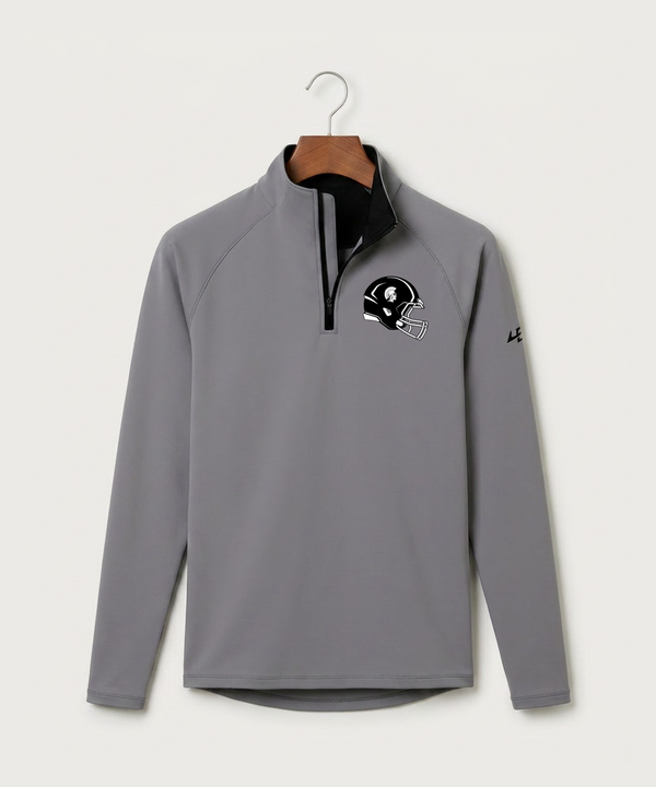 Wauwatosa West Football - Gray Quarter Zip - Left Chest