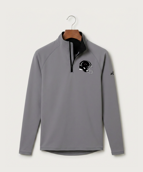 Nrheg Panthers High School Football (Boys) - Gray Quarter Zip - Left Chest