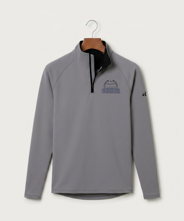 Zumbrota Mazeppa High School Volleyball (Girls) - Gray Quarter Zip - Left Chest