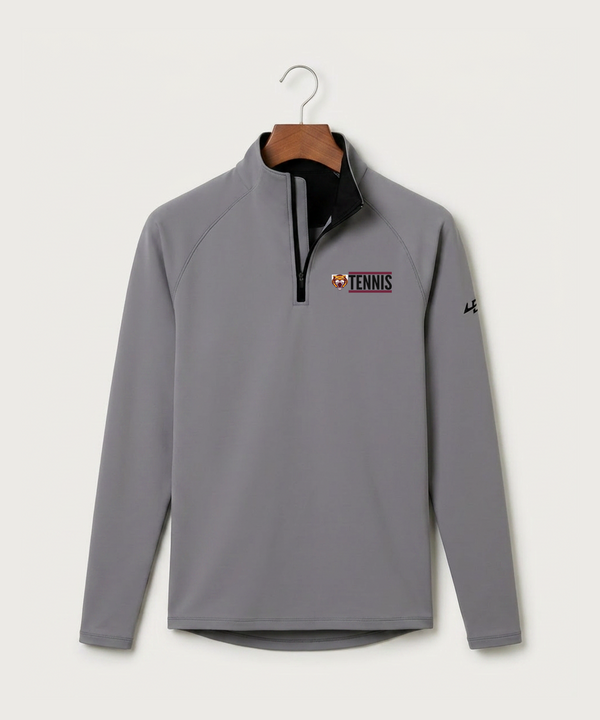 Stewartville High School Tennis (Coed) - Gray Quarter Zip - Left Chest