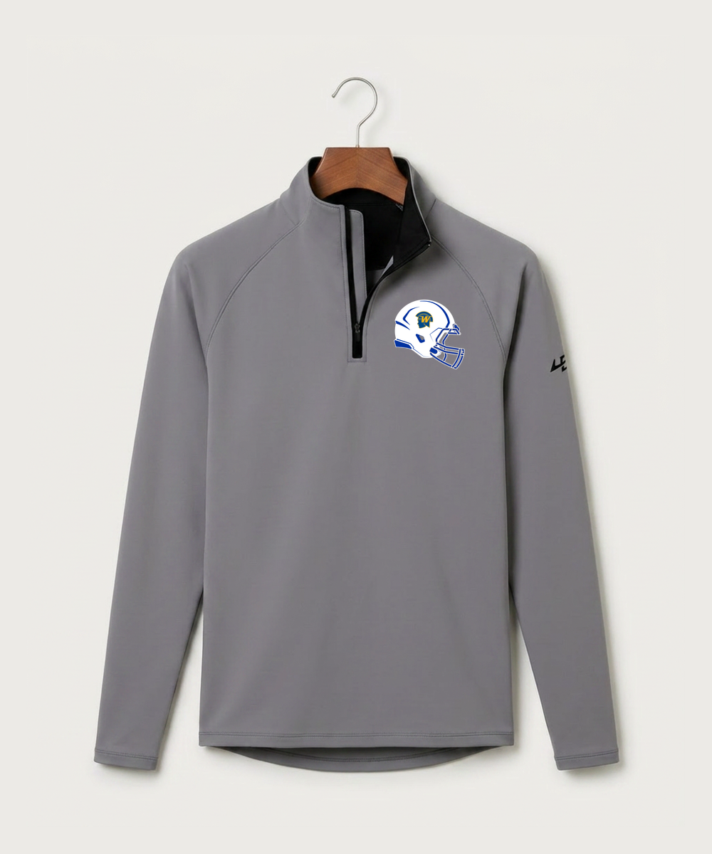 Wayzata High School Football (Boys) - Gray Quarter Zip - Left Chest