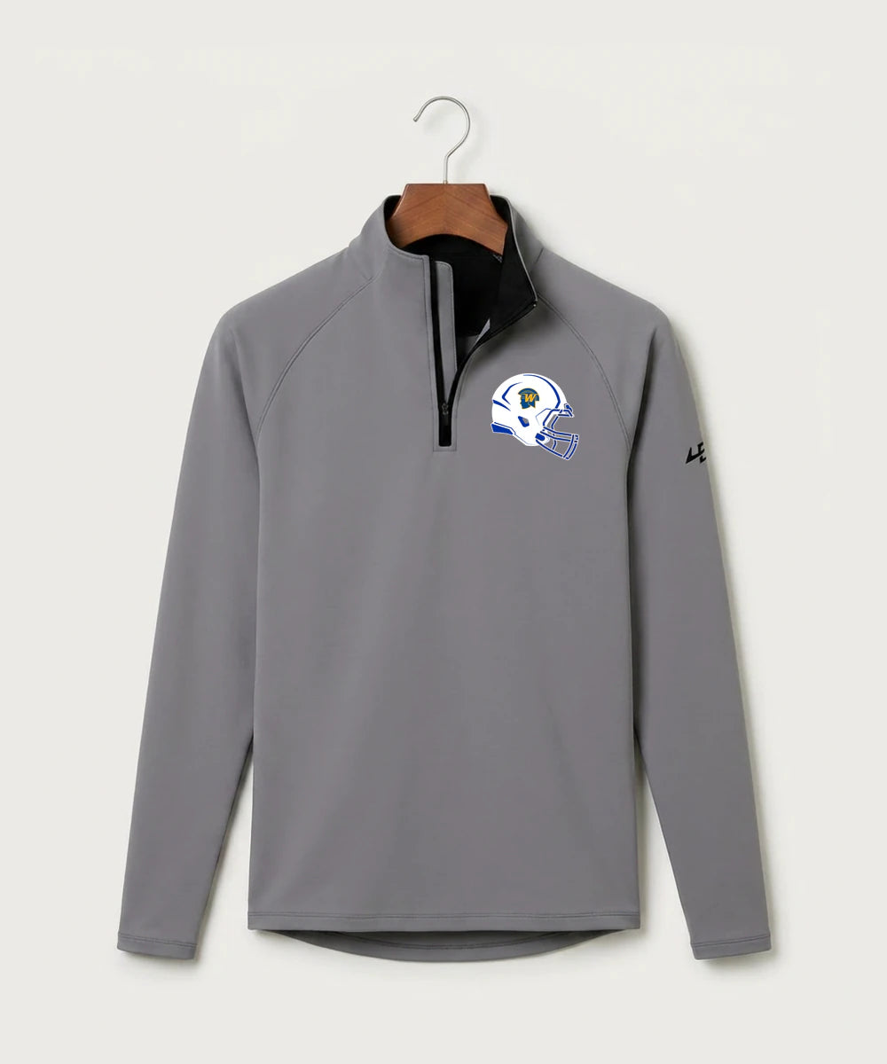 Wayzata High School Football (Boys) - Gray Quarter Zip - Left Chest