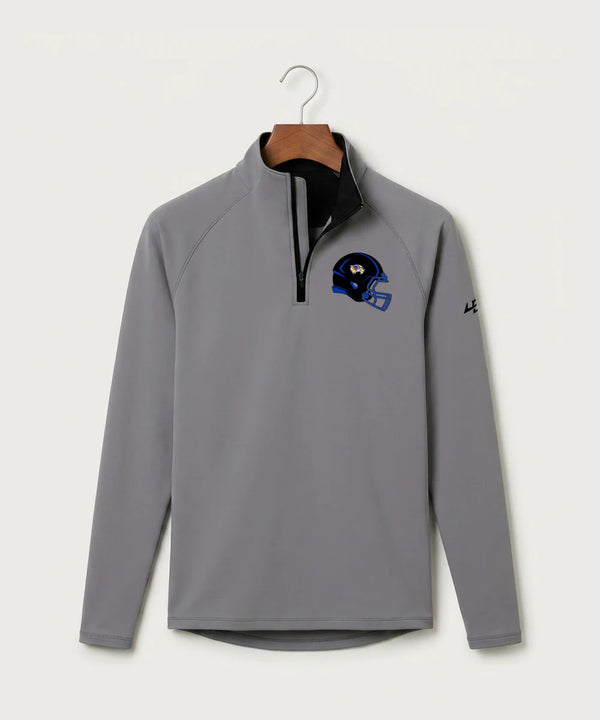 Wadena Deer Creek High School Football (Boys) - Gray Quarter Zip - Left Chest