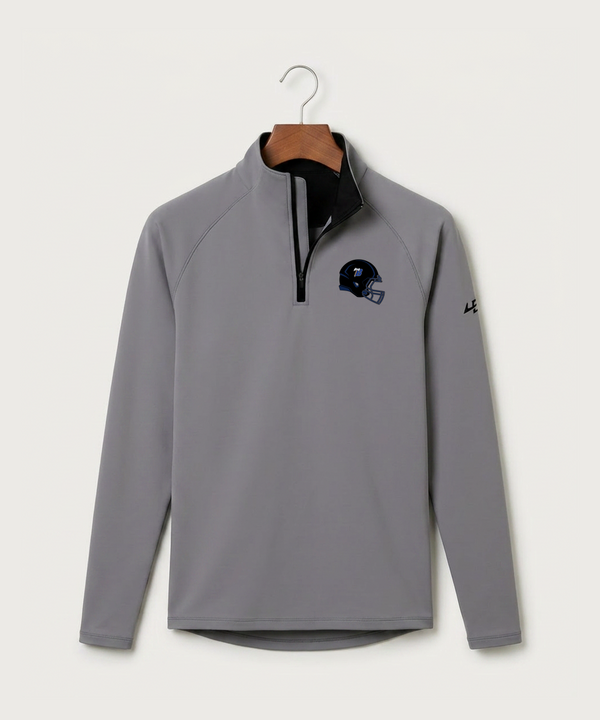 Bemidji High School Football (Boys) - Gray Quarter Zip - Left Chest