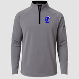 Lakeview Football - Gray Quarter Zip - Left Chest