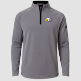 Grand Meadow Football - Gray Quarter Zip - Left Chest