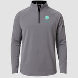 Mac Dental Business - Gray Quarter Zip - Left Chest