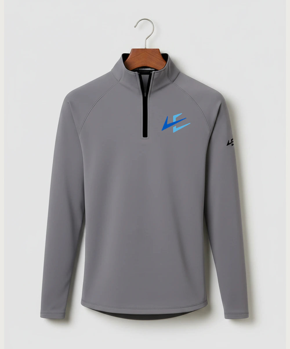 Notre Dame High School Team Store - Gray Quarter Zip - Left Chest