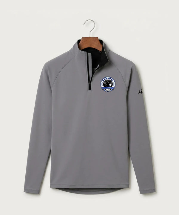 Hershey High School Volleyball Team Store - Gray Quarter Zip - Left Chest