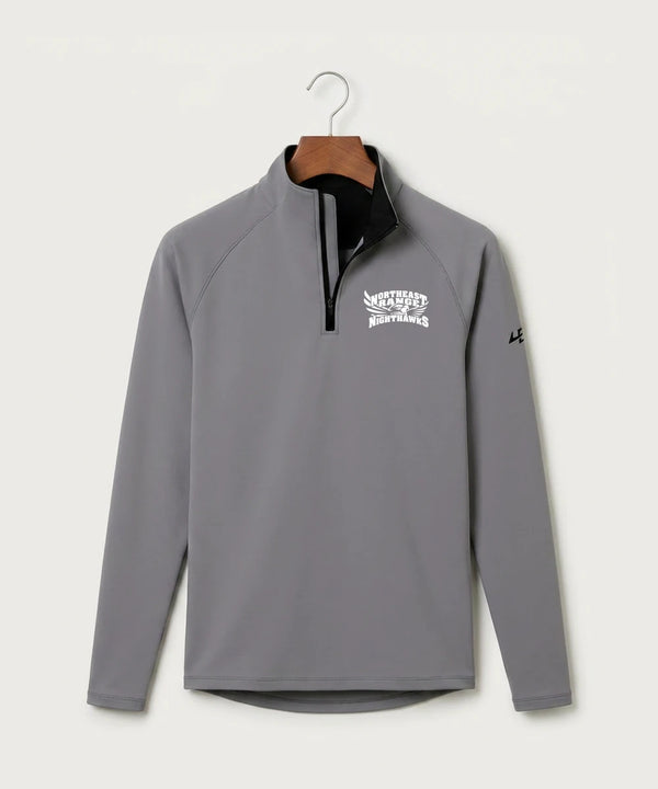 Northeast Range High School Volleyball (Girls) - Gray Quarter Zip - Left Chest