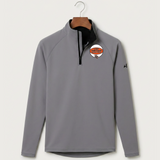 Testing Testing 2 - Gray Quarter Zip - Left Chest