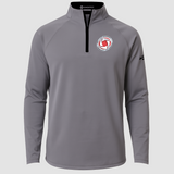 Houston Volleyball - Gray Quarter Zip - Left Chest