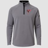 Cannon Falls Volleyball - Gray Quarter Zip - Left Chest