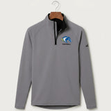 Riverside High School Football general - Gray Quarter Zip - Left Chest