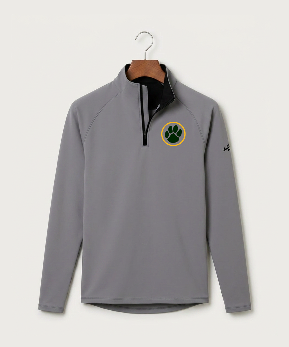 Ashwaubenon High School Team Store - Gray Quarter Zip - Left Chest