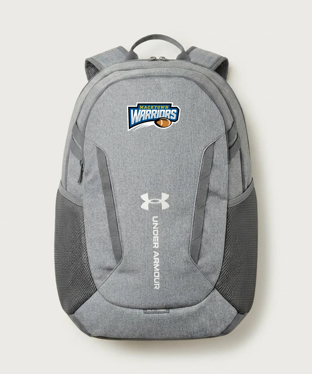 Macktown Warriors Football (Boys) - Grey Backpack - Full Front
