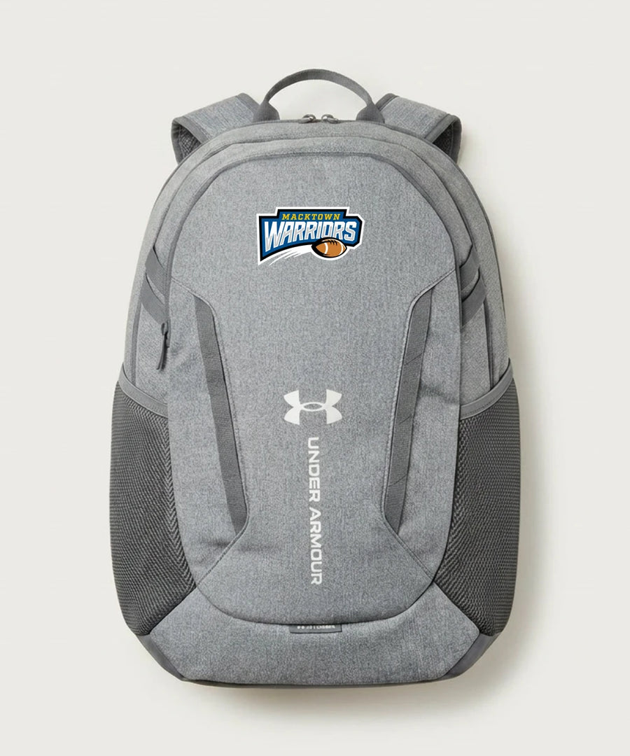 Macktown Warriors Football (Boys) - Grey Backpack - Full Front