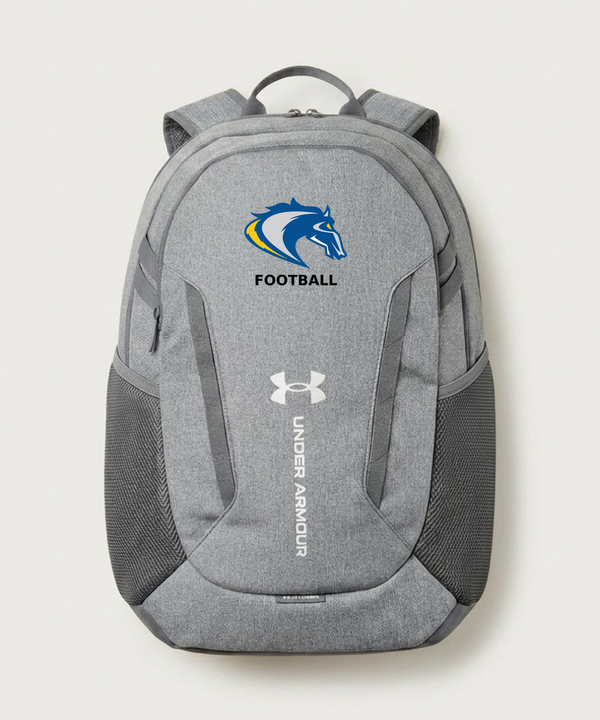 Riverside High School Football general - Grey Backpack - Full Front