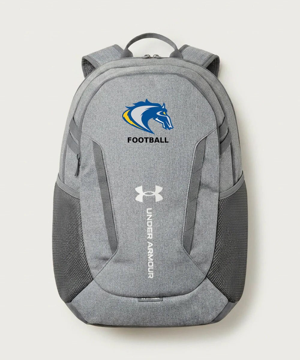 Riverside High School Football general - Grey Backpack - Full Front